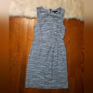 Banana Republic Navy And White Sleeveless Dress